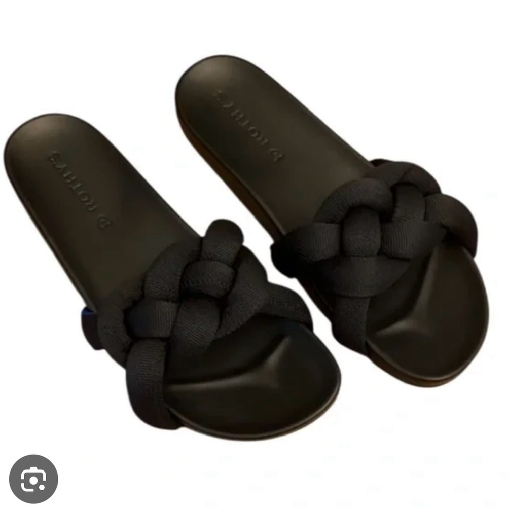 Rothy's Black Bubble Slide Sandals